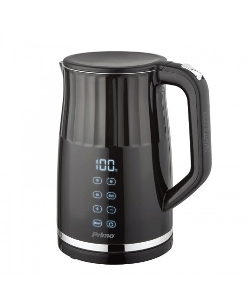 Βραστήρας PRCK-40429 Primo 1.7L 2200W Digital Ανοξείδωτος Cool touch Μαύρος 400429
