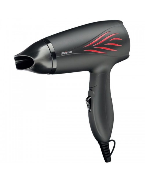 Σεσουάρ PRHD-40217 Primo 1200W DC Travel Σπαστή λαβή Μαύρο Matt  400217