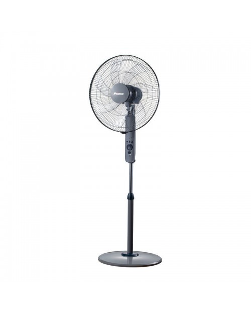 Ανεμιστήρας Ορθοστάτης 45cm PRSF-80656 Primo Γκρι με χειριστήριο 7Φ  800656