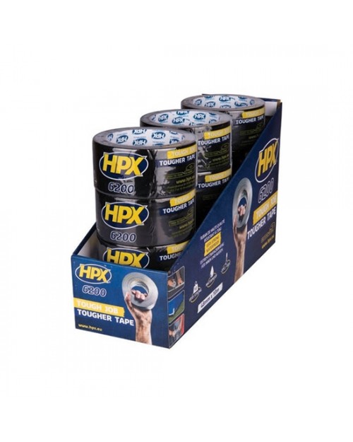 HPX Ταινία υφασμάτινη 48mmx10m μαύρη 620021122