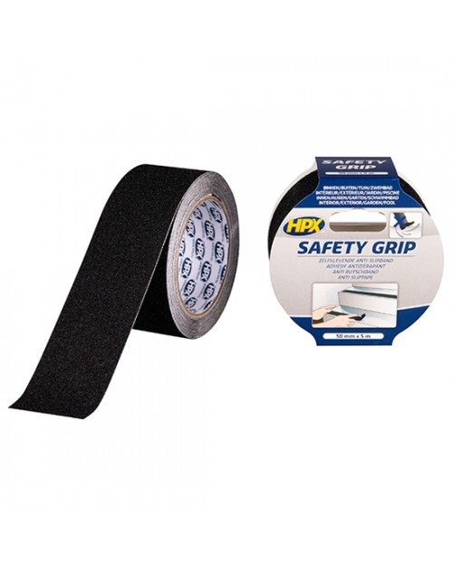 HPX Ταινία Safety Grip Αντιολισθητική μαύρη 50mmx5m 500501122