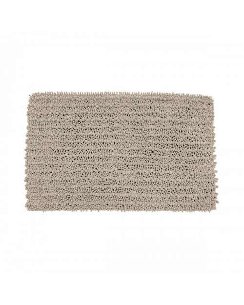 ΤΑΠΕΤΟ ΜΠΑΝΙΟΥ SHAGGY 80x50cm ΠΟΛΥΕΣΤΕΡΑ TAUPE ESTIA 02-20750