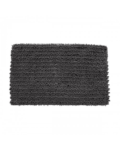 ΤΑΠΕΤΟ ΜΠΑΝΙΟΥ SHAGGY 80x50cm ΠΟΛΥΕΣΤΕΡΑ ΑΝΘΡΑΚΙ ESTIA 02-20736