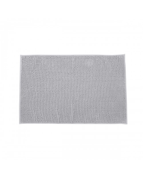 ΤΑΠΕΤΟ ΜΠΑΝΙΟΥ BEADS 80x50cm ΠΟΛΥΕΣΤΕΡΑ ΓΚΡΙ ΑΝΟΙΧΤΟ ESTIA 02-20705
