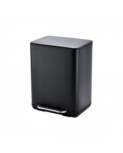 ΧΑΡΤΟΔΟΧΕΙΟ ΜΠΑΝΙΟΥ CUBIC SOFT CLOSE 6lt ΜΑΥΡΟ ESTIA 02-20941