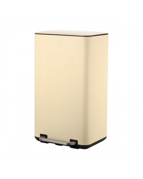 ΚΑΔΟΣ ΑΠΟΡΡΙΜΑΤΩΝ CUBIC SOFT CLOSE 30lt IVORY ESTIA 01-21009