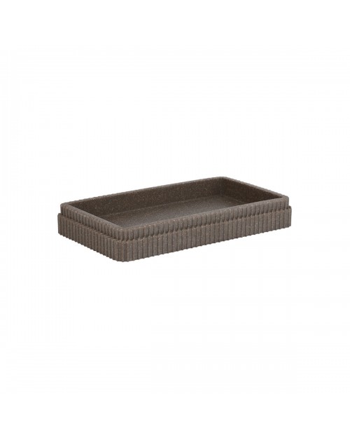 ΔΙΣΚΟΣ ΜΠΑΝΙΟΥ WIRE ΡΗΤΙΝΗΣ ΓΚΡΙ 19x10.3x2.8cm ESTIA 02-26219