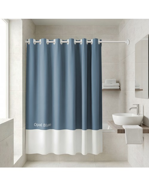 Κουρτίνα Μπάνιου 180x194cm TONE LAB Oral blue  02-40307