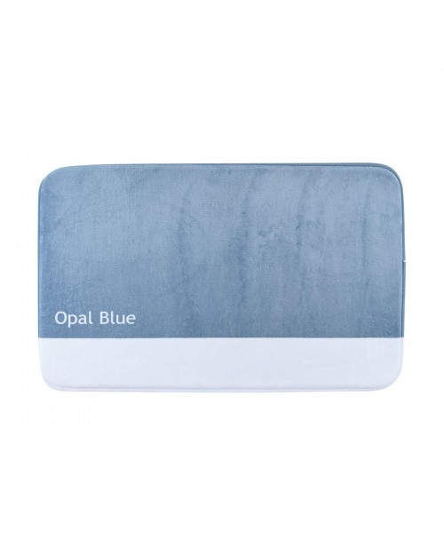 Ταπέτο Μπάνιου 50x80cm TONE LAB Oral blue  02-40260