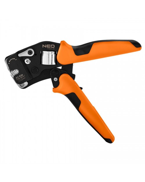 NEO TOOLS Πρέσα ακροδεκτών 230mm 0.08-16mm² AWG 26-5 αυτορυθμιζόμενη 01-539