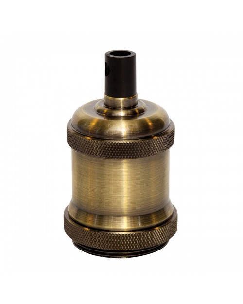 Ντουί αλουμινίου E27 antique brass