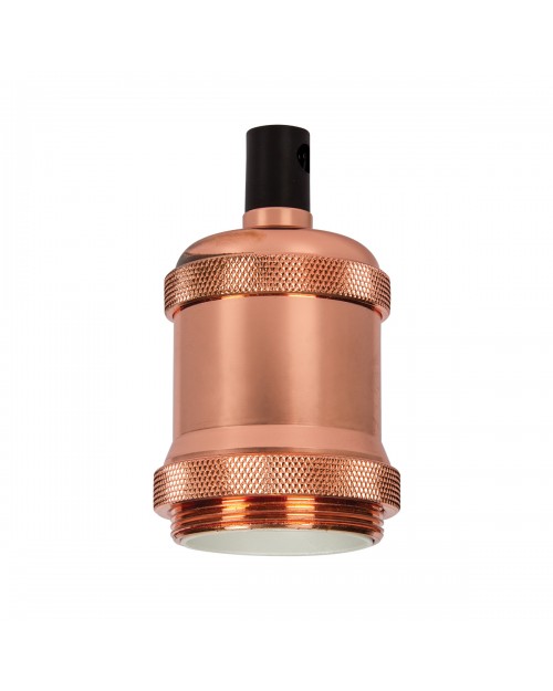 Ντουί αλουμινίου E27 pink cooper