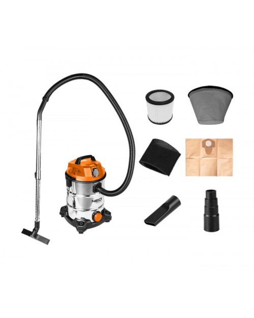 NEO TOOLS Σκούπα υγρών/ στέρεων 1400W, 30lt 04-738  
