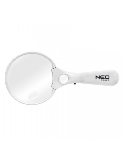 NEO TOOLS Μεγεθυντικός φακός χειρός με LED 06-129