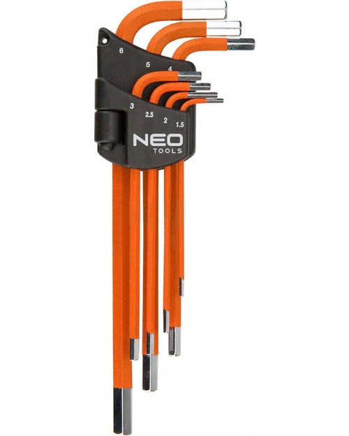 NEO TOOLS Κλειδιά άλλεν μακριά 1.5-6mm S2 σετ 7τεμ 09-517