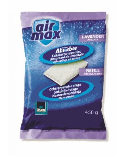 Refill Ανταλλακτικό συλλέκτη υγρασίας Air Μax 450gr - λεβάντα