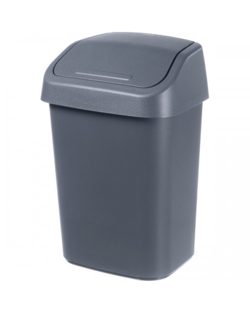 Κάδος απορριμμάτων Orthex γκρι swing καπάκι 25lit