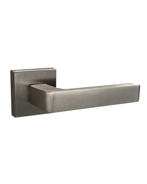 Deco ceramica Πόμολο Μεσόπορτας με Ροζέτα Ζεύγος με Επιστόμιο Ματ Νικελ  DK1150