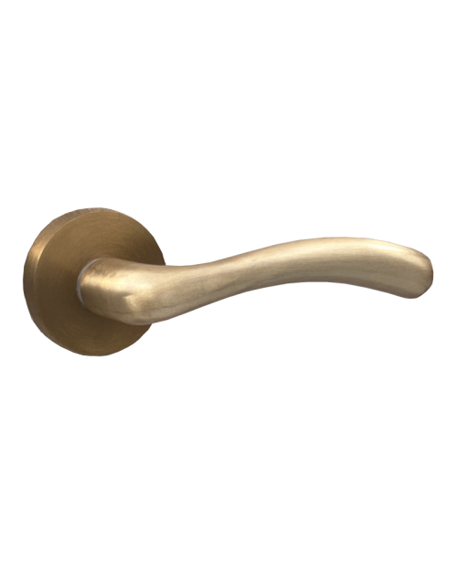 Deco ceramica Πόμολο Μεσόπορτας με Ροζέτα Ζεύγος με Επιστόμιο Ματ Ορο  DK1172-47