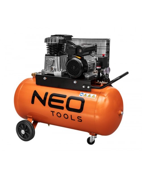 NEO TOOLS Αεροσυμπιεστής με ιμάντα 100lt/2Hp 12K030