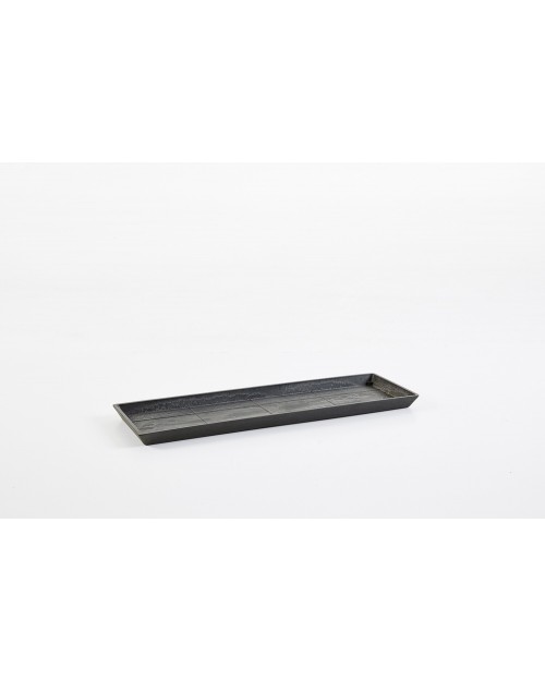 Πιατάκι Γλάστρας Ecopots Ορθογώνιο 57.5x19.5x2.5 εκ. Μαύρο ESP74.013.55A