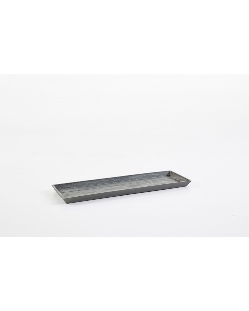Πιατάκι Γλάστρας Ecopots Ορθογώνιο 47.5x19.5x2.5 εκ. Γκρι ESP74.013.45G