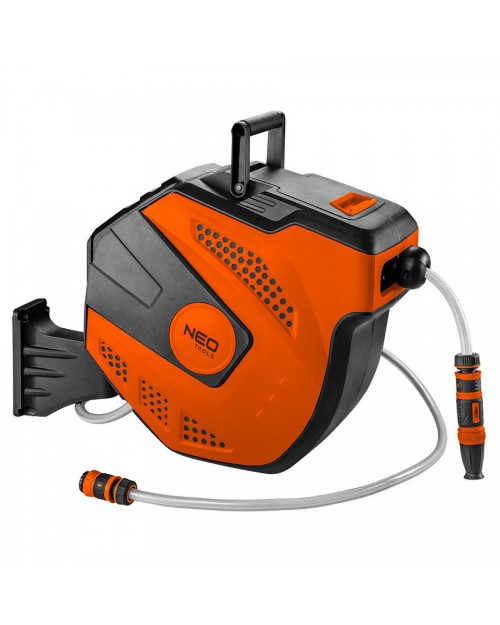 NEO TOOLS Καρούλι αυτόματο με λάστιχο 20m 15-891