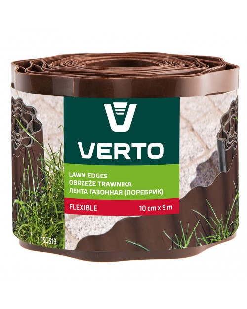 VERTO Φράκτης κήπου καφέ 10x900 cm 15G513