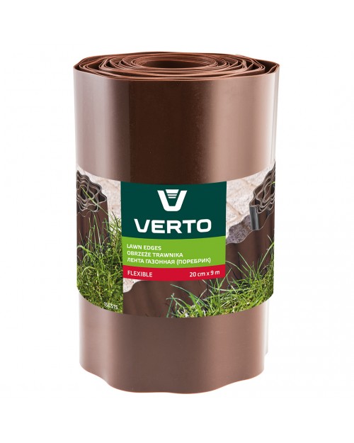 VERTO Φράκτης κήπου καφέ 20x900 cm 15G515