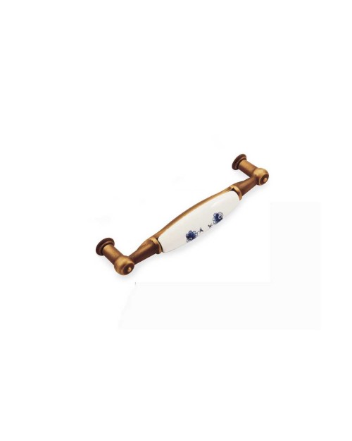 Λαβίτσα Convex 489 Πορσελάνης Ματ Αντικέ 128mm  489-128S73A06