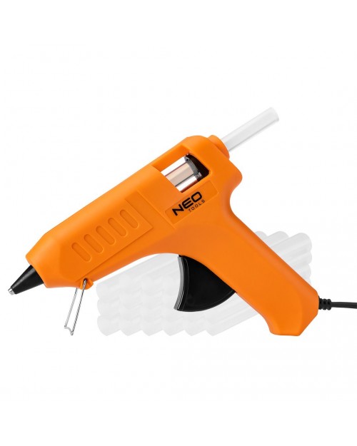 NEO TOOLS Πιστόλι θερμής σιλικόνης 11mm 40w + 24 ράβδους  17-102