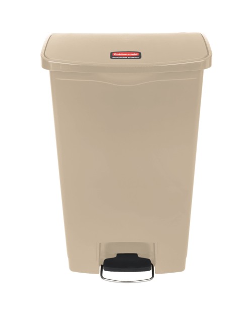 RUBBERMAID Κάδος απορριμμάτων SlimJimtep-OnFront Step 68L Μπεζ 1883460