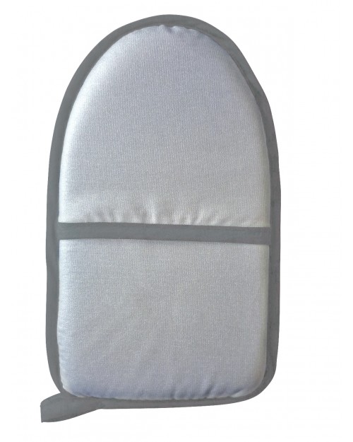Wenko μαξιλάρι σιδερώματος 24 x 15 cm ασημί από βαμβάκι 194201121