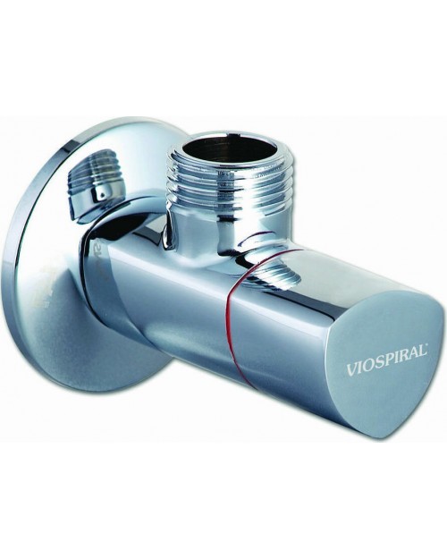 Viospiral Βάνα / Διακόπτης Γωνιακός Χρωμέ  39-02610/S