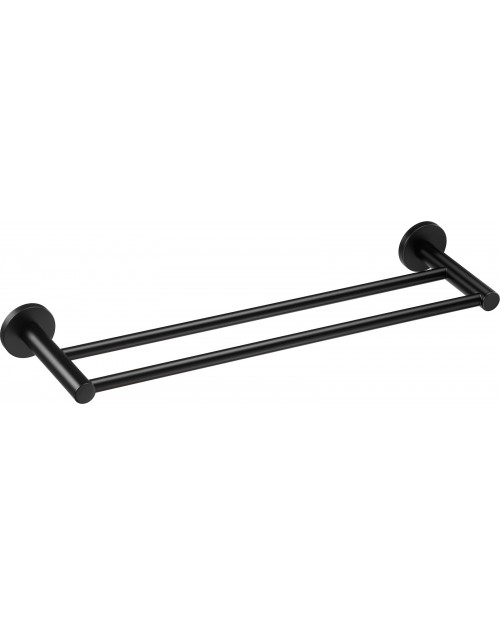 SIGMA Πετσετοθήκη Διπλή 60cm Μαύρο Ματ  3032105