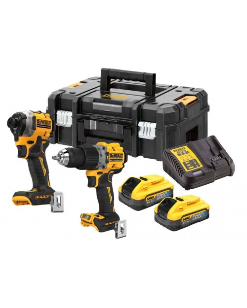 DEWALT DCK2050H2T Σετ Κρουστικό Δραπ/δο & Κατσαβίδι 18V 2x5Ah Powerstack
