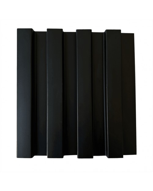 PS Panel με 3D πηχάκια 10 Residence 21/122mm μαύρο  7-26-AP001-10