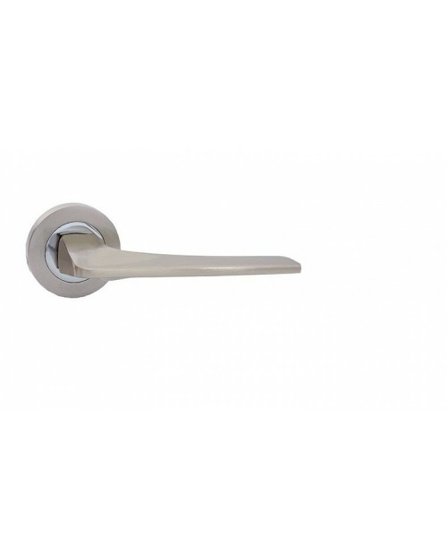 Deco ceramica Πόμολο Μεσόπορτας με Ροζέτα Ζεύγος με Επιστόμιο Ματ Νίκελ  DK330