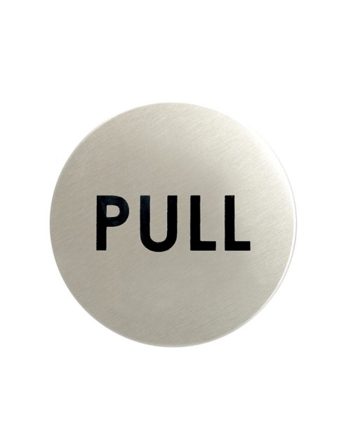 (N.520) Σήμανση Inox Pull 8εκ. SG-1125259