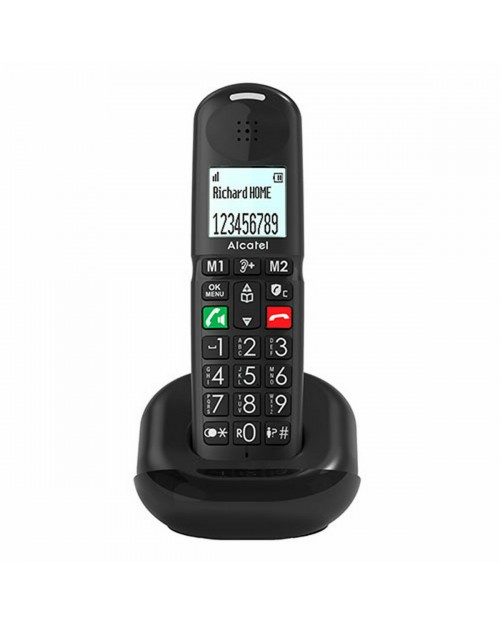 Alcatel XL685 Ασύρματο Τηλέφωνο με Ελληνικό Μενού Μαύρο 010064