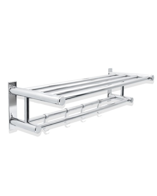 ΡΑΦΙ ΠΕΤΣΕΤΑΣ ΔΙΠΛΟ Conset C1599 600X220X160 χρώμιο  C1599-600S04S04