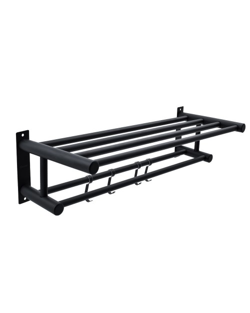 ΡΑΦΙ ΠΕΤΣΕΤΑΣ ΔΙΠΛΟ Conset C1599 600X220X160 ματ μαυ  C1599-600S19S19