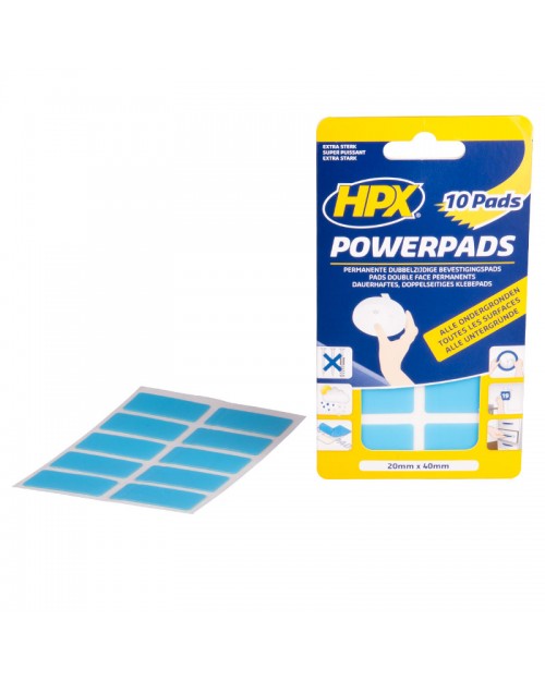 HPX Ταινίες στερέωσης power pads 10τμχ 20mmx40mm