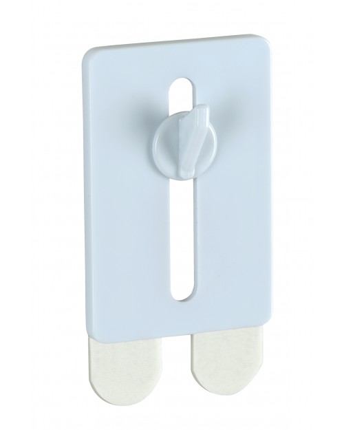 Wenko αυτοκόλλητη κρεμάστρα Strip It Plus Nail λευκή 2 τεμ. 4 x 1,5 x 6 cm 244771121