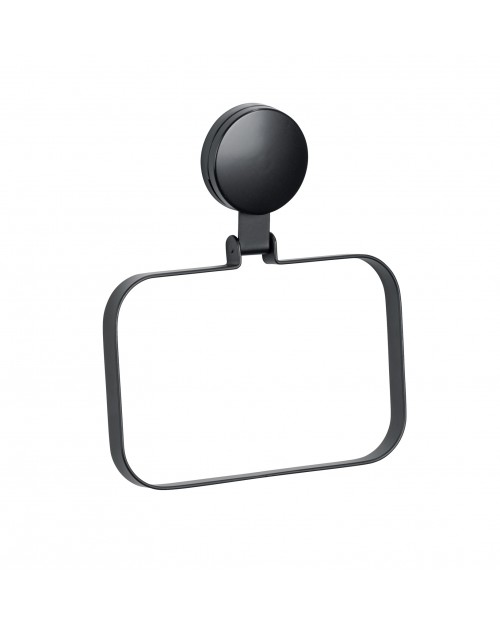 Wenko κρίκος πετσέτας Static LOC® Plus PAVIA μαύρος 18,5 x 2 x 21 cm 248981121