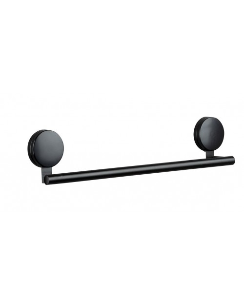 Wenko ράγα πετσέτας Static LOC® Plus PAVIA μαύρη 41,5 x 9 x 5 cm 249591121