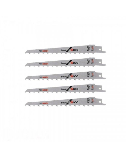 BOSCH Λάμες Σπαθοσέγας Ξύλου 5τμχ 2608650677