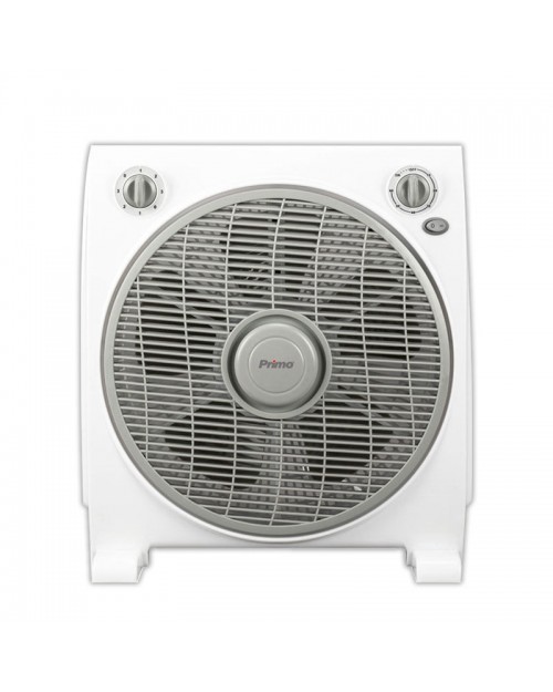 Primo Ανεμιστήρας Box Fan PRBF-80452 12'' 30εκ. Λευκός-Γκρι 800452