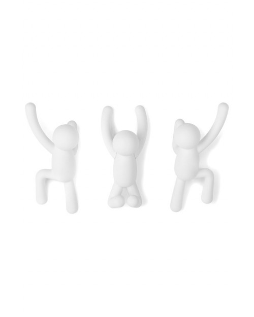 Umbra Κρεμάστρα επιτοίχια Buddy 3τμχ λευκό 318165-660