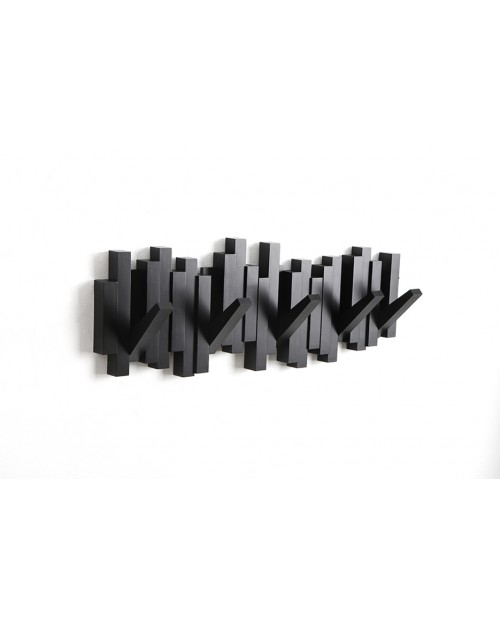 Umbra Κρεμάστρα επιτοίχια 5 θέσεων 50cm sticks μαύρο 318211-040